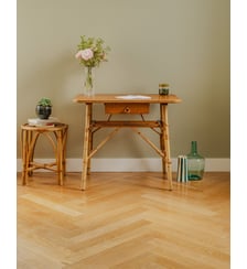 Bureau vintage en rotin Edouard N°555- Produit chiné Debongout