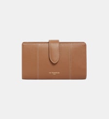 Grand portefeuille Marguerite en cuir grainé Le Tanneur