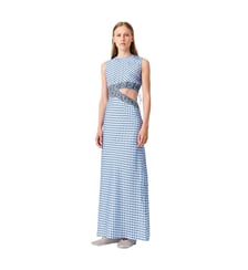 Robe imprimée avec découpe Maje