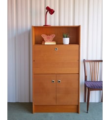 Secrétaire vintage en bois Honoré N°233- Produit chiné Debongout