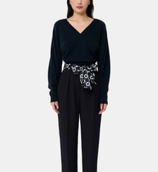 Pantalon Ajustée Fleurs - Paga Tara Jarmon