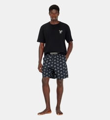 Pyjama en coton avec motif menottes Diesel