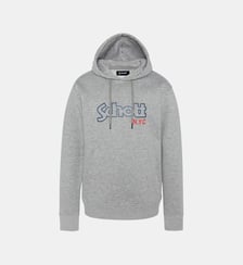 Sweatshirt à capuche imprimé Schott