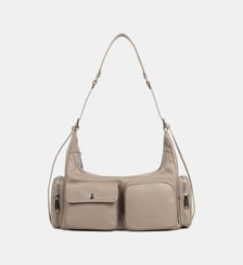 Sac besace Soft Caramella en cuir Lancaster