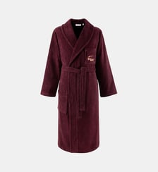 Peignoir de bain long en coton Lacoste Home