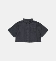 Chemise à manches courtes avec logo Diesel Kids