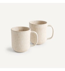 Lot de 2 mugs en grès émaillé mat AM.PM