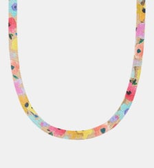 Collier chaine serpent Balagane imprimé floral Balaboosté