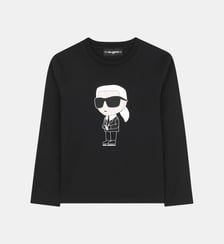 T-shirt à manches longues Karl Lagerfeld Kids
