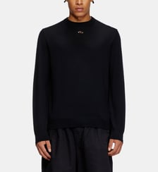 Pull en laine avec logo cut-out Diesel