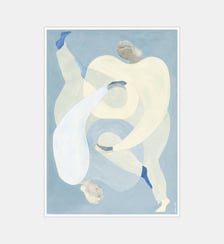 Poster   Hold You - Blue - The Poster Club x Sofia Lind Poster & Frame