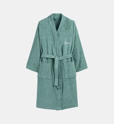 Peignoir éponge col kimono personnalisé La Redoute Interieurs