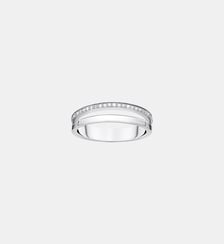 Bague double pierres blanches argent Thomas Sabo
