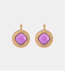 Boucles d'oreilles fines dormeuses   - Louise Satellite
