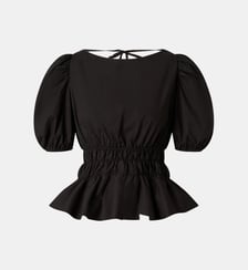 Haut cropped dos nu volanté Pinko