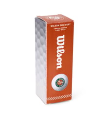 3 balles de golf logo tricolore Wilson