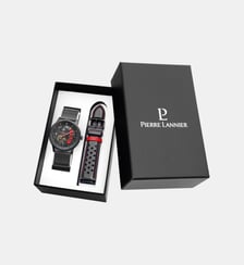 Montre automatique Paddock Noir, Rouge 385C439 Pierre Lannier