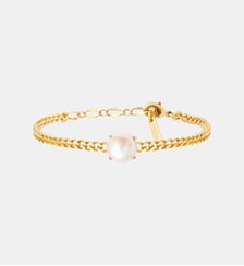 Bracelet fin chaîne   doré à l'or fin - Bysance Satellite