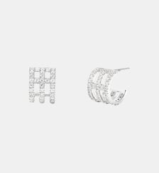 Boucles d'oreilles Eva Or Blanc PIAPARIS
