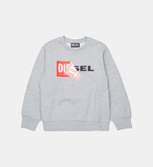 Sweat-shirt col rond avec logo Diesel Kids