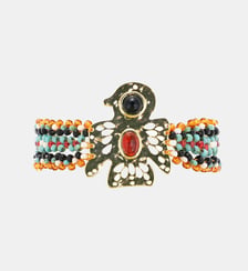 Bracelet réglable perles avec cabochon oiseau PIOUPIOU Hipanema