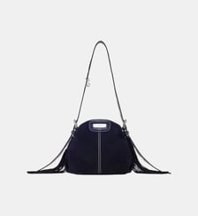 Sac Miss M mini en suède surpiquée Maje