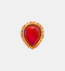 Bague réglable goutte sertie de perles PARATY Hipanema