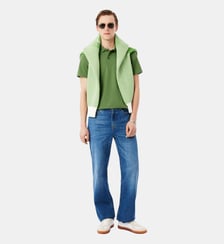Polo regular fit en coton mélangé Lacoste