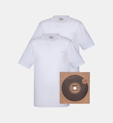 Pack de 2 t-shirts ras du cou en coton organique. Schott