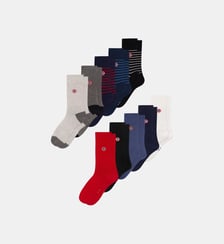 Lot de 10 chaussettes mi-hautes en coton Le Slip Francais