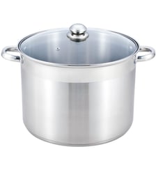 Marmite Vapeur Inox diam 30 cm + couvercle verre Essentiel B