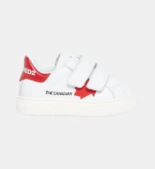 Baskets basses en cuir avec Maple Leaf Dsquared2