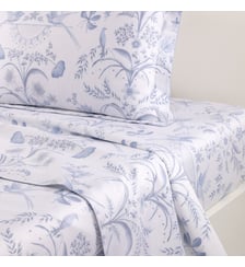 Drap plat en satin Yves Delorme