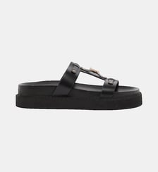 Mules plateforme Luana en cuir Jonak