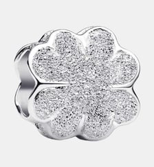 Mini Charm Trèfle Texturé Pandora
