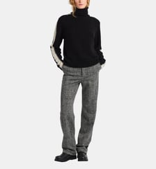 pull Senga en laine noir Agnès b.