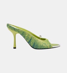 D-Diam’s-Mule en denim haute avec Oval D flottant Diesel