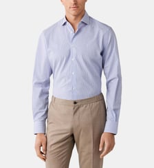 Chemise Coupe Ajustée Bi-Stretch À Rayures Bengal Hackett London
