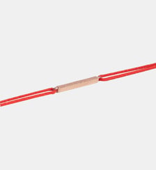 Bracelet Anagramme godronnée sur cordon JEM