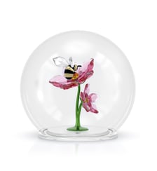 Idyllia Boule de Verre Abeille et Fleurs Swarovski