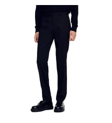 Pantalon de costume droit en laine vierge Sandro