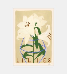 Poster   Lilies - The Poster Club x Carla Llnaos Poster & Frame
