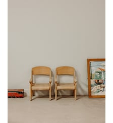 Paire de fauteuils pour enfant en bois clair Marcus N°357 - Produit chiné Debongout
