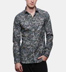 Chemise Liberty x Atelier Privé coupe droite coloris noir Atelier Privé