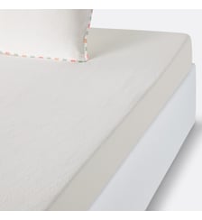 Drap-housse coton lavé, bonnet 30 cm La Redoute Interieurs