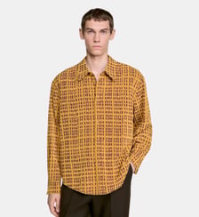 Chemise à flocage velours Sandro