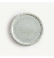 Lot 4 assiettes plates, grès émaillé mat AM.PM