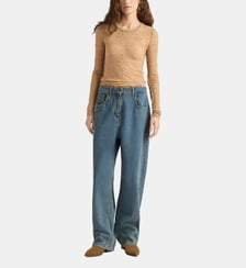 Pantalon thomas en denim avec clous 12 oz Momonì