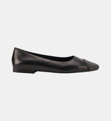 Ballerines Elisa Cuir Lisse Studs Bons Baisers