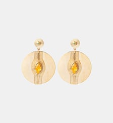 Boucles d'oreilles tiges percées   - Soleil Satellite